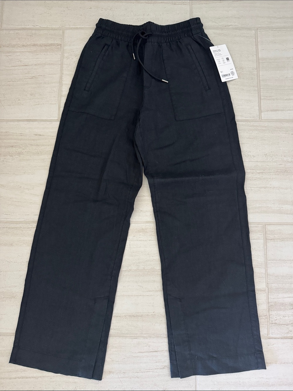 NWT Athleta Retreat Linen Wide Leg Pants